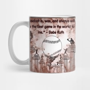 Base Ball Best Quotes Mug